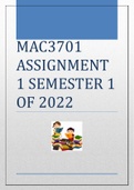 MAC3701 ASSIGNMENT 1 SEMESTER 1 OF 2022