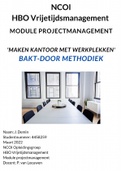 Geslaagde moduleopdracht Projectmanagement - Ontwerpen kantoorruimte - Geslaagd Maart 2022 cijfer 8