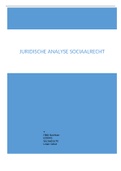 Juridische analyse Sociaalrecht cijfer: V