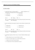 Evolution, Bergstrom - Complete test bank - exam questions - quizzes (updated 2022)