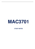 MAC3701 updated study notes 