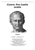 Analyse Cicero pro Caelio + achtergrondinformatie