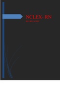 NCLEX- RN REVIEW NOTES 