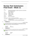 NURS6512N-34,Advanced Health Assessment week 11/final exam graded A 