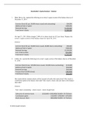 Syracuse University MBA MBC 631 Accounting - Week 10 Handout Solutions