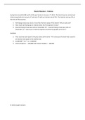 Syracuse University MBA MBC 631 Accounting - Week 9 Handout Solutions