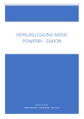 Informatiemanagement - Verslaglegging MOOC PowerBi