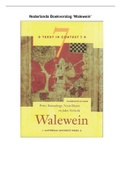 Walewein boekverslag en opdrachten om tekst te begrijpen. 