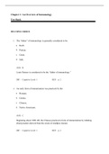 Immunology _ Serology in Laboratory Medicine, Turgeon - Complete test bank - exam questions - quizzes (updated 2022)