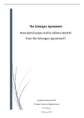 Research paper "The Schengen Agreement" 