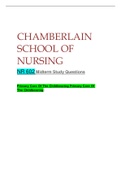 NR 602 Midterm Study Questions  Primary Care Of The Childbearing Primary Care Of The Childbearing)  