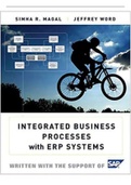 Test Bank For Integrated Business Processes With ERP Systems 1st Edition by Simha R. Magal, Jeffrey Word.