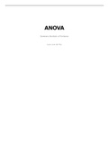 ANOVA BIBLE - Roadmap (perform, interpret, report) Analysis of Variance (6 ANOVA's)