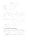 Political economy full lecture notes
