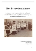 Profielwerkstuk Het Britse Feminisme