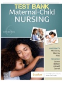 Test Bank For Evolve Resources for Maternal-Child Nursing, 6th Edition| All Chapters complete|