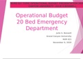 NURS 621 TOPIC OPERATIONAL BUDGET PRESENTATION 2020- GRAND CANYON UNIVERSITY- JULIE.S.BOSWELL