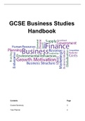 GCSE Business Studies Handbook