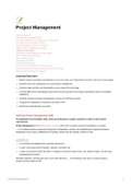 UCT INF3011F IT Project Management Notes