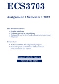 ECS3703 - ASSIGNMENT 02 SOLUTIONS (SEMESTER 01 - 2022)