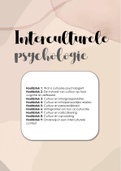 Samenvatting Interculturele Psychologie H1-9, Pedagogiek/Social Work!