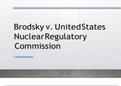 MGMT 520 Case Analysis, Brodsky v. United States Nuclear Regulatory Commission.