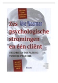 Samenvatting Zes psychologische stromingen en een client, ISBN: 9789024402465  Persoonlijkheidsleer