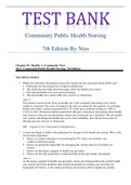 Test bank community public health nursing 7th edition by nies 1 4 34