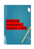 HRM3704 Assignment 2 Semester 1 2022