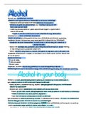 nutrition notes - chapter 9 (alcohol) 