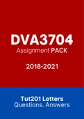 DVA3704 - Combined Tut202 Letters (2018-2021)