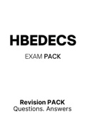 HBEDECS (ExamQuestions and ExamPACK with Answers)