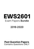 EWS2601 (ExamPACK and QuestionsPACK)