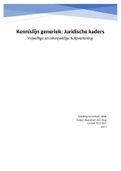 kennislijn generiek: juridische kaders, vrijwillige en onvrijwillige hulpverlening