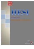 HESI Version 1 Exam Study Guide (Revised 2022-2023) Questions with Answers Provided Graded A