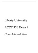 Liberty University ACCT 370 Exam 4 Complete solution.pdf