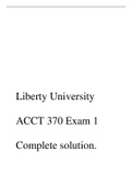 Liberty University ACCT 370 Exam 1 Complete solution.pdf