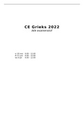 Alle examenstof voor het CE Griekse taal en cultuur 2022