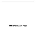 FMT 3701 Exam Pack, UNISA