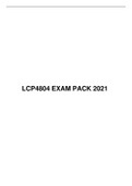 LCP 4804 EXAM PACK 2021, UNISA
