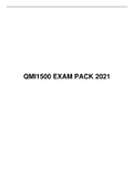 QMI 1500 EXAM PACK 2021, UNISA