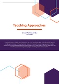 Teaching Approaches Portfolio
