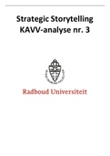 KAVV-analyse nr. 3 Strategic Storytelling