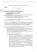 Samenvatting fiscale bevoegdheid 2022: handboek en lesnotities