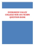 Evergreen Valley College-NUR 101-NCSBN question bank