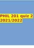 PHIL 201 quiz 2 2021/2022