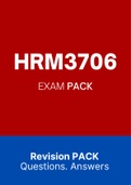 HRM3706 - EXAM PACK (with Answers) (+Study Notes)