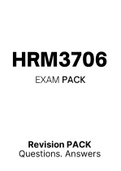 HRM3706 - EXAM PACK (with Answers) (+Study Notes)