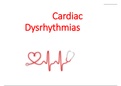 notes to determine cardiac dysthymias 