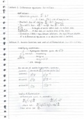 Samenvatting voor Werktuigbouwkunde/Maritieme Techniek Calculus Analyse 1 WBMT1050 1e jaar